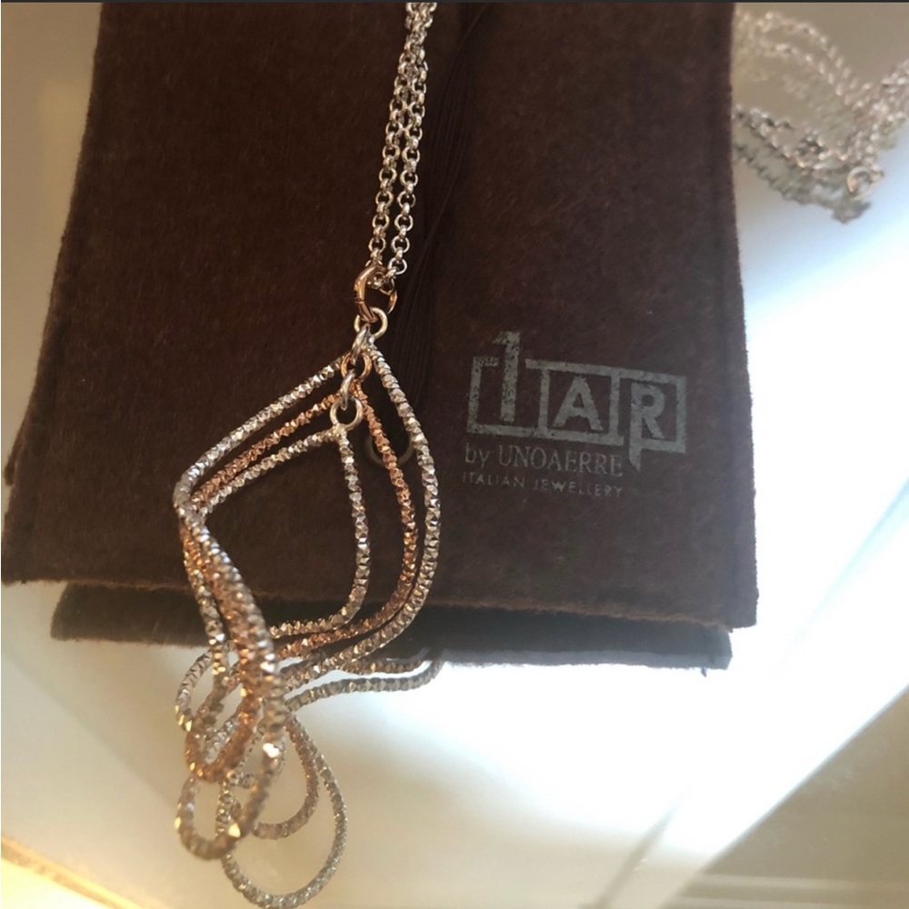 1ar by Unoaerre Pendant Swirl Necklace